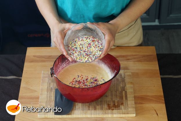 Preparación del bizcocho