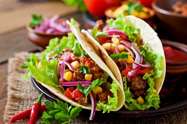 Tacos de carne picada