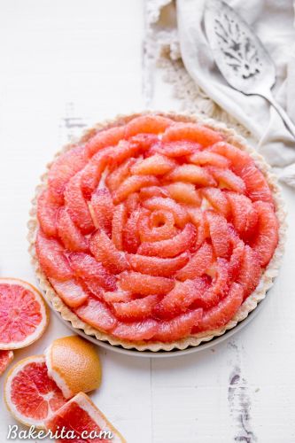 Tarta fresca de pomelo