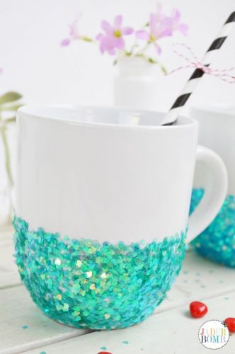 Tazas brillantes