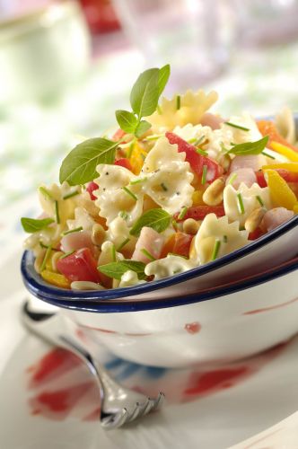 Ensalada de pasta arcoiris