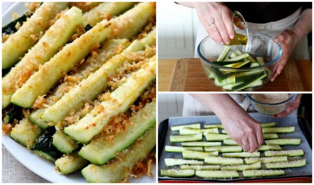 Cómo preparar palitos de calabacín con parmesano paso a paso