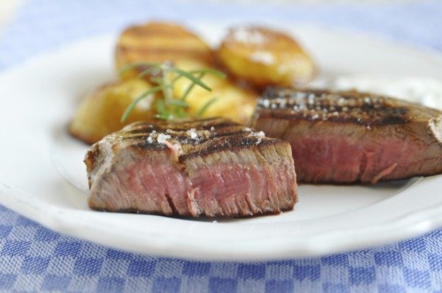 El momento en que la carne está hecha