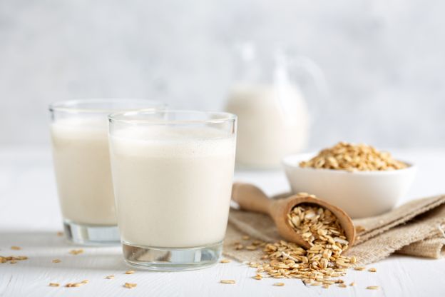 Leche baja en grasa o vegetal