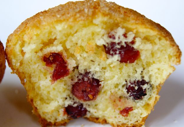 Muffins con harina de coco y bayas de goji