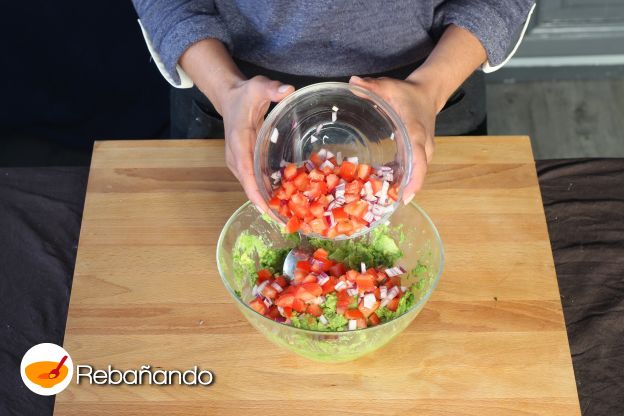 Preparación del relleno