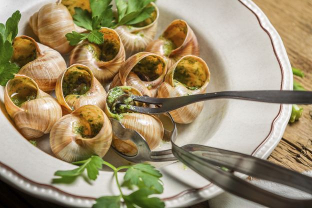 6 Escargots (caracoles rellenos)