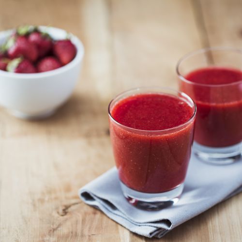 Smoothies de fresa