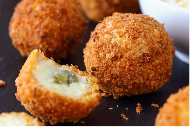 Croquetas de patata con jalapeño