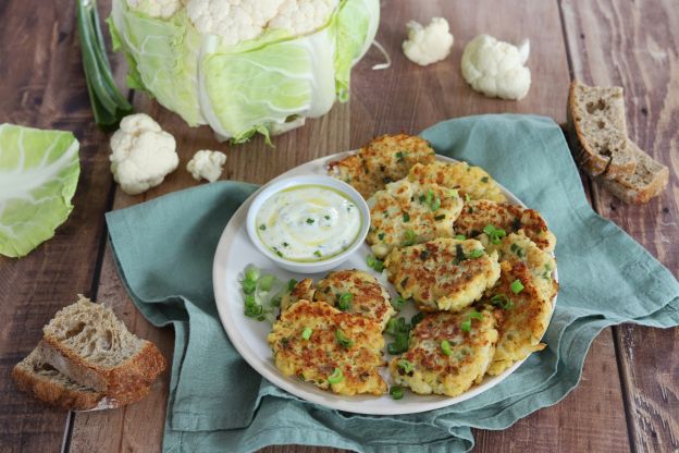 Tortitas de coliflor