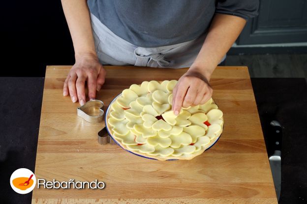 Preparación de la tarta