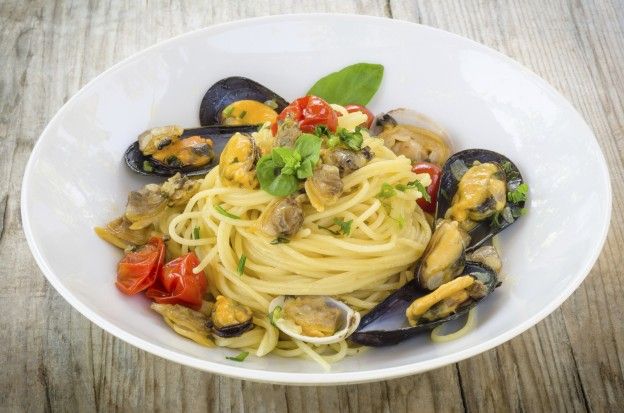 Mejillones carbonara