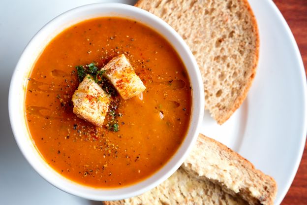 Gazpacho con pimiento rojo