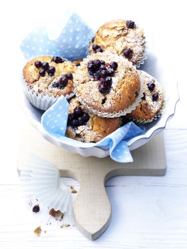 Muffins de arándanos