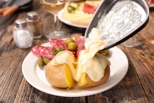 Ingredientes para una Raclette francesa