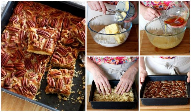 ¡Delicioso pastel casero de nueces de pecán!