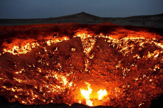 La Puerta al infierno de Turkmenistán