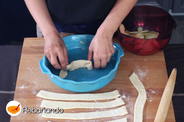 Preparación de la tarta