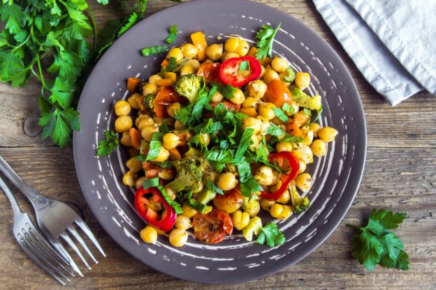 Ensalada de garbanzo