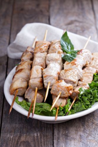 Brochetas de pollo