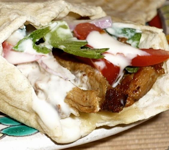 Sándwich shawarma