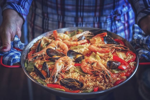 Paella de mariscos