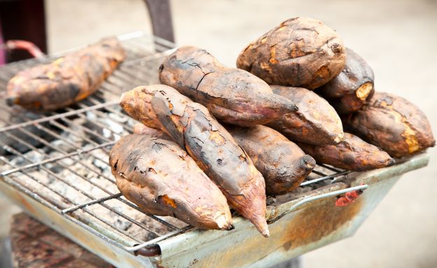 Camote asado