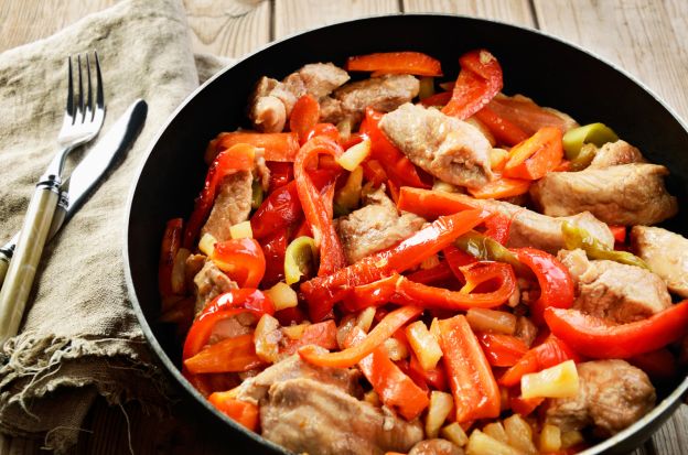 Pollo con vegetales