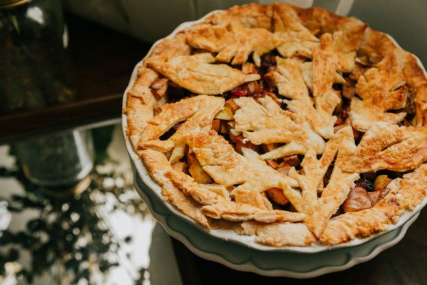 Tarta de dátiles y frutos secos