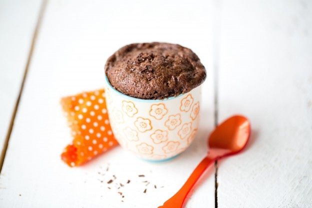 Mug cake de chocolate