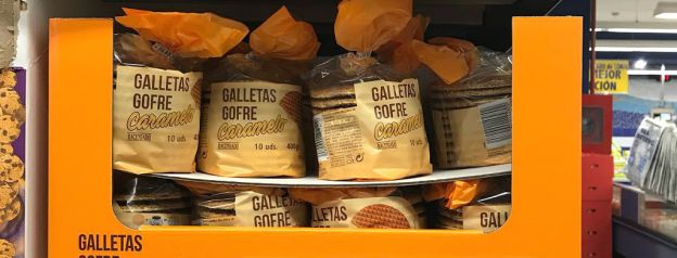 Galletas gofre de caramelo