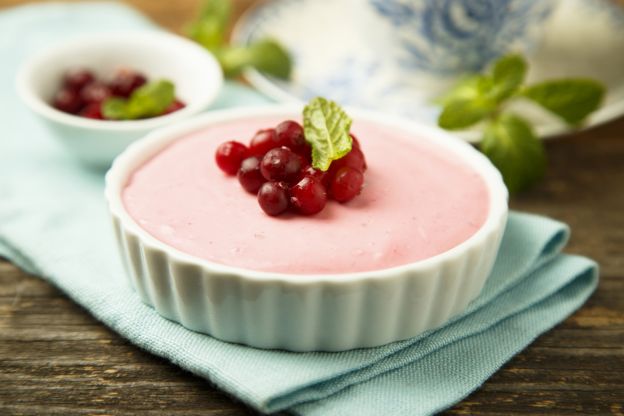 Mousse de arándanos