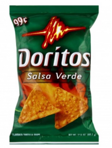 44.- doritos en salsa verde