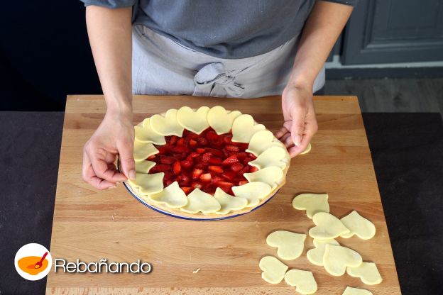 Preparación de la tarta