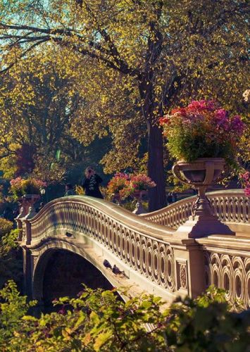 NUEVA YORK: EL BOW BRIDGE DE CENTRAL PARK