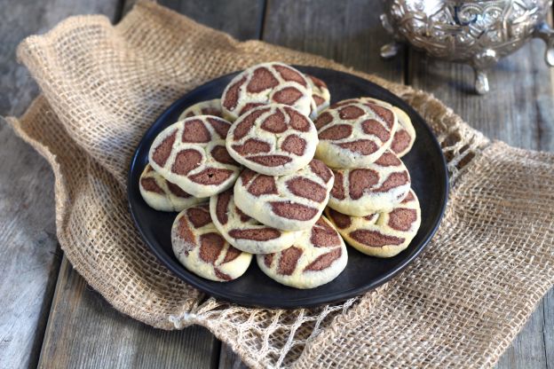 Galletas Leopardo de Chocolate y Vainilla