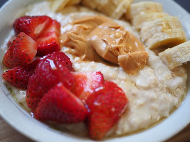 Avena con fruta