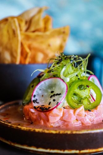 Tostadas de ceviche