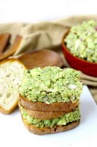 Puré de atún y aguacate