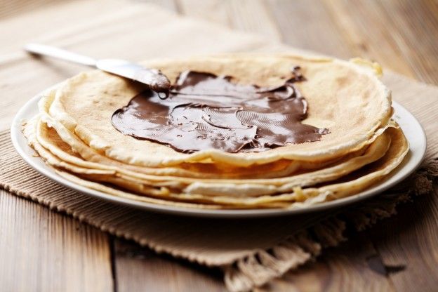 11. Crêpes con harina de castañas