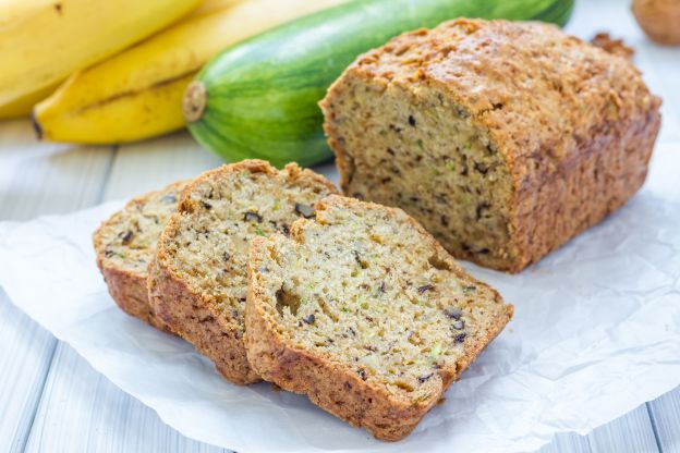 Cake de plátano y calabacín