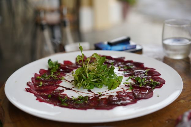 Carpaccio de remolacha