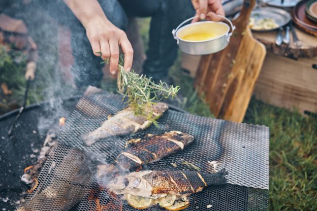 Pescado a la parrilla