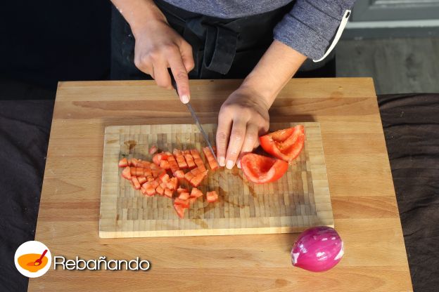 Preparación del relleno