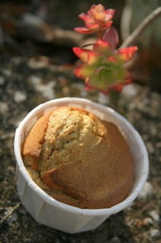 Muffins con harina de castaña