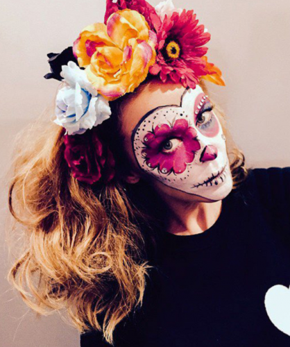 20.- la máscara del día de muertos