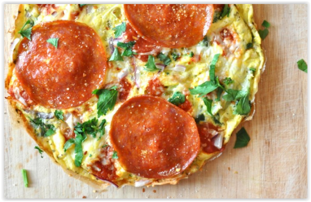 64. Pizza de tortilla