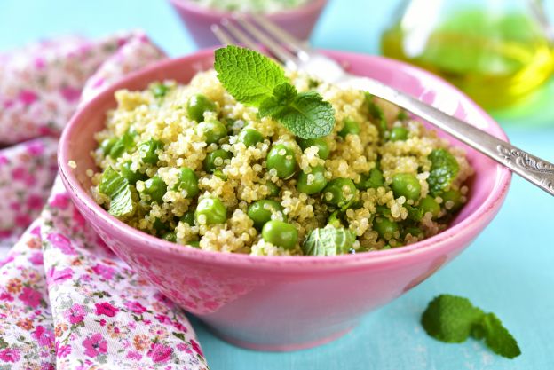 Quinoa con alverjas