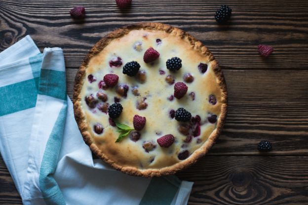 Tarta de frambuesas