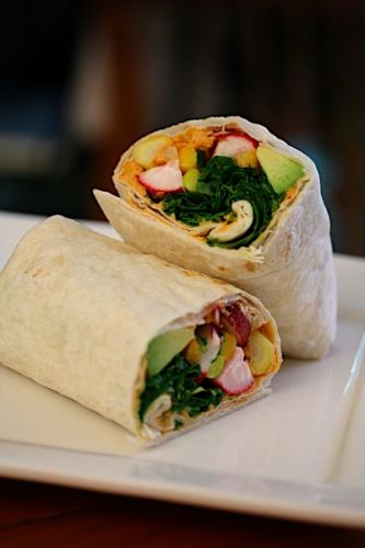 Wraps crujientes de hummus